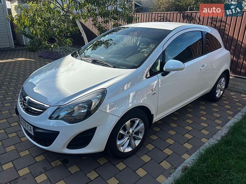 2013 Opel Corsa, VIN W0L0SDL08E6005014:plate — photo 1 (autoria)
