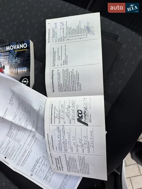 Грузовой фургон Opel Movano 2020 в Луцке документ