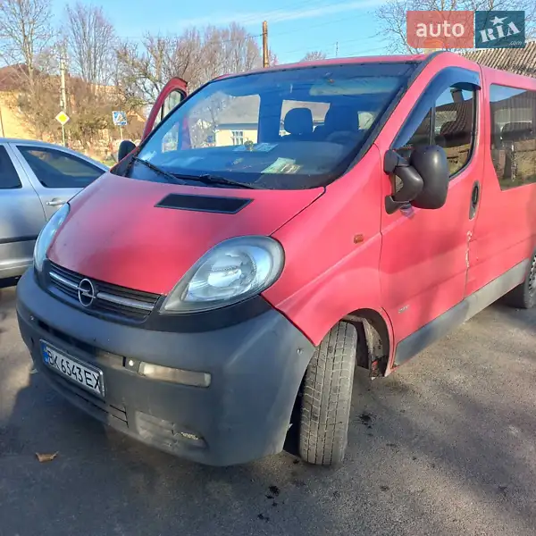 Opel Vivaro 2001