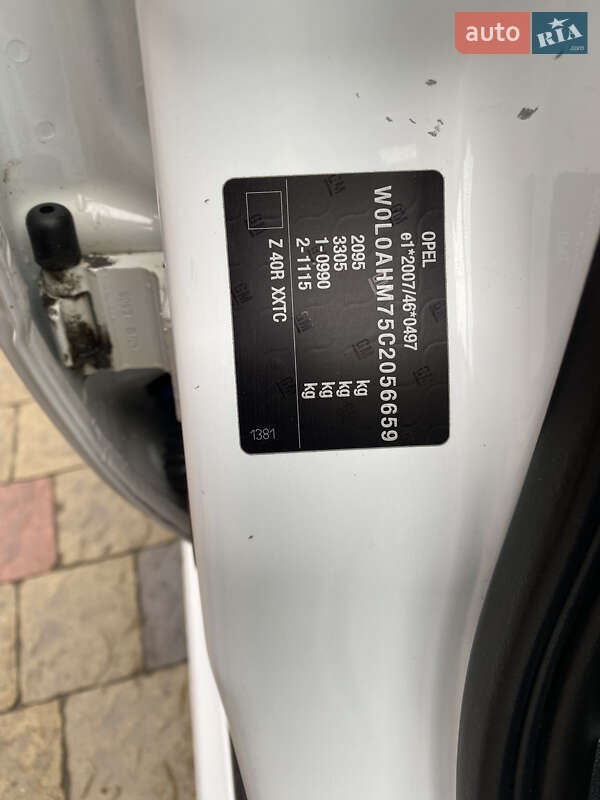 Мінівен Opel Zafira 2012 в Ковелі