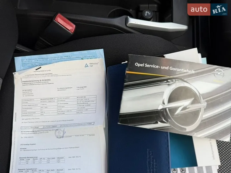 Минивэн Opel Zafira 2010 в Луцке документ