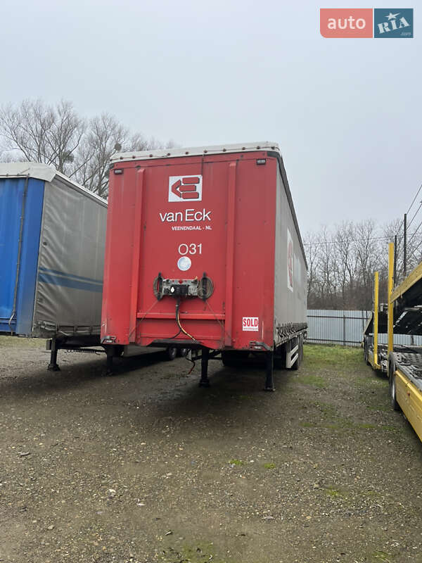 Тентованный борт (штора) - прицеп Pacton T3-003 2010 в Черновцах фото Тентованный борт (штора) - прицеп Pacton T3-003 2010 в Черновцах