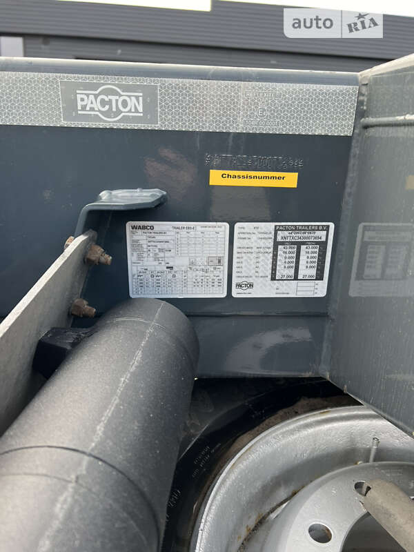 Контейнеровоз напівпричіп Pacton TXC 2016 в Вараші фото 12 Контейнеровоз напівпричіп Pacton TXC 2016 в Вараші