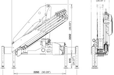 Кран-манипулятор Palfinger PK 2007 в 