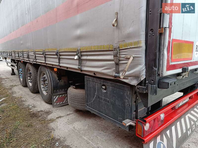 Тентованный борт (штора) - полуприцеп Panav NV 35 2006 в Одессе