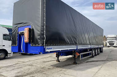 Тентованный борт (штора) - полуприцеп Panav NV 35 2003 в 