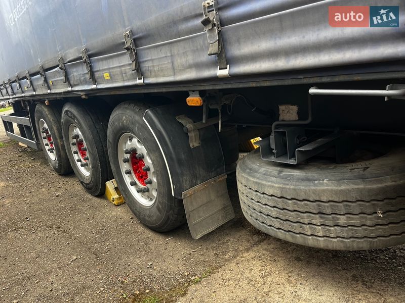 Тентованный борт (штора) - полуприцеп Panav NV 35 2005 в Хусте