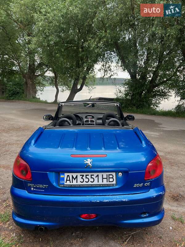Кабріолет Peugeot 206 2004 в Радомишлі