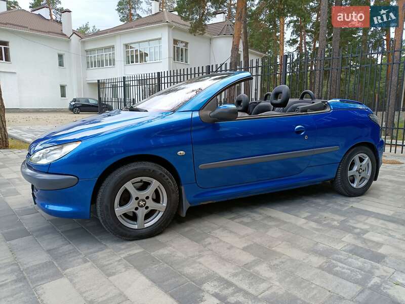 Кабриолет Peugeot 206 2002 в Ахтырке