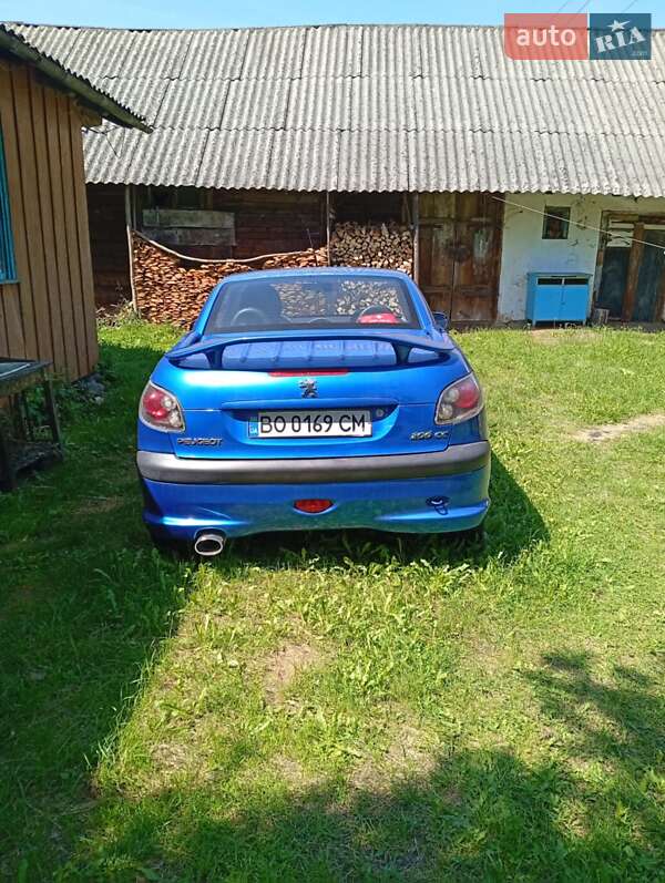Кабріолет Peugeot 206 2002 в Сколе