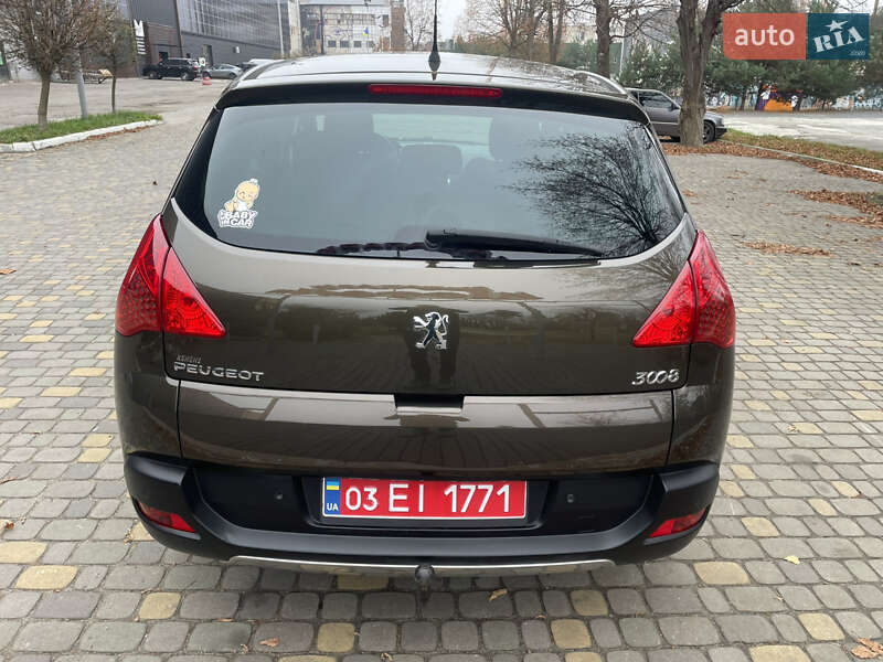 Внедорожник / Кроссовер Peugeot 3008 2012 в Луцке