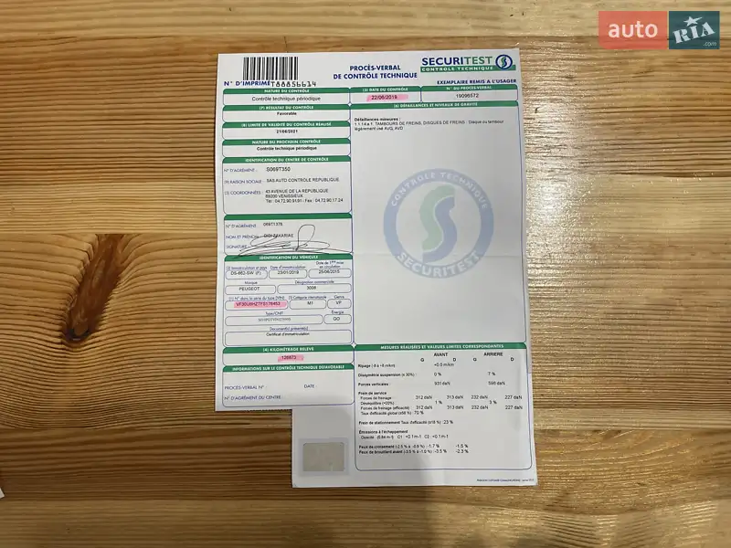 Внедорожник / Кроссовер Peugeot 3008 2015 в Сумах документ