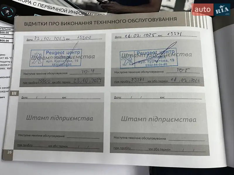 Внедорожник / Кроссовер Peugeot 3008 2020 в Киеве документ