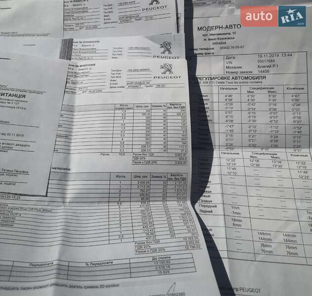 Хетчбек Peugeot 308 2008 в Івано-Франківську