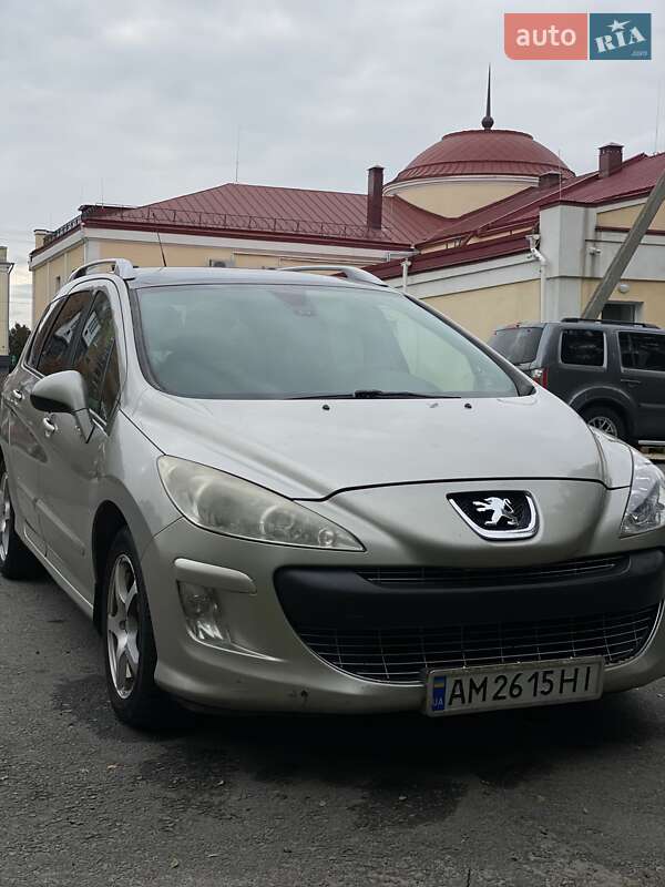 2008 Peugeot 308, VIN VF34H9HZH55366203:plate — фото 1 (autoria)