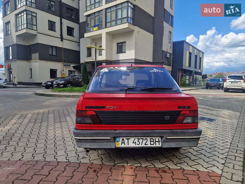 Хетчбек Peugeot 309 1990 в Івано-Франківську