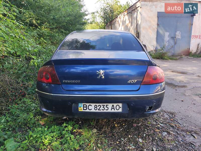 Седан Peugeot 407 2006 в Бібрці