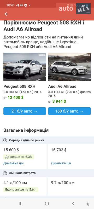 Універсал Peugeot 508 RXH 2014 в Рівному