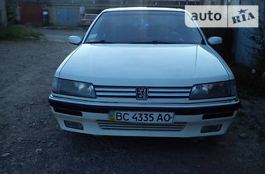 Седан Peugeot 605 1990 в Бориславе