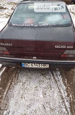 Седан Peugeot 605 1991 в Бориславе