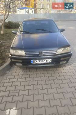 Седан Peugeot 605 1991 в Хмельницькому