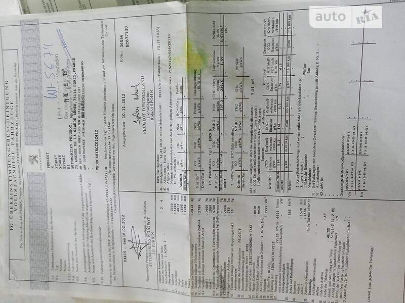 Мінівен Peugeot Expert 2012 в Івано-Франківську