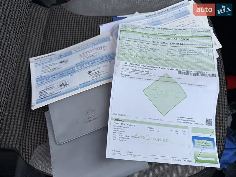 Минивэн Peugeot Partner 2013 в Стрые документ