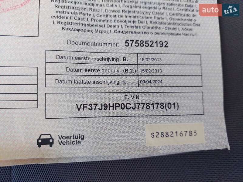 Минивэн Peugeot Partner 2013 в Калуше