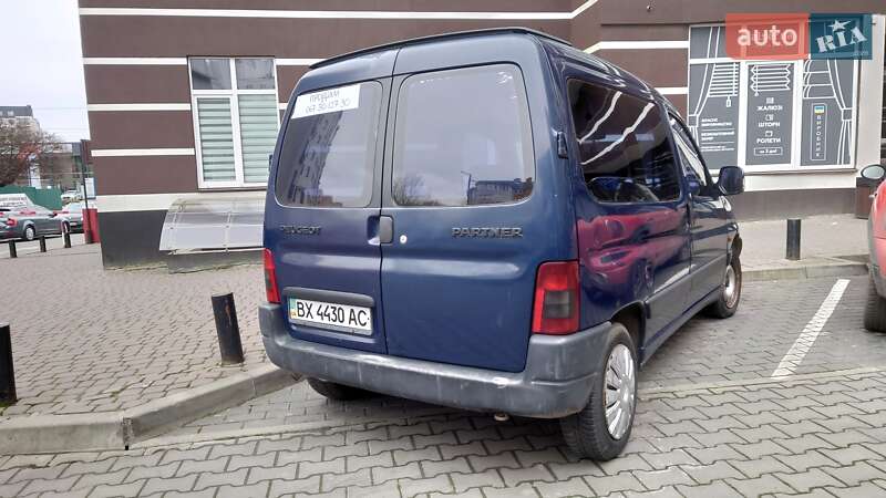 Минивэн Peugeot Partner 1999 в Хмельницком фото 4 Минивэн Peugeot Partner 1999 в Хмельницком