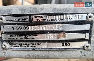 Легковий причіп ПГМФ 8908 2008 в Києві