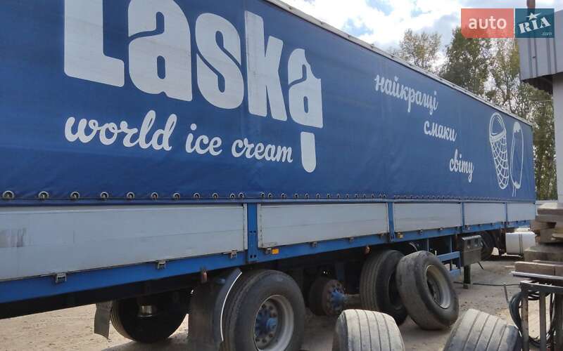 Тентованный борт (штора) - полуприцеп Piacenza S33 1993 в Днепре