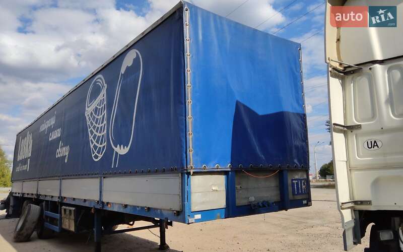 Тентованный борт (штора) - полуприцеп Piacenza S33 1993 в Днепре
