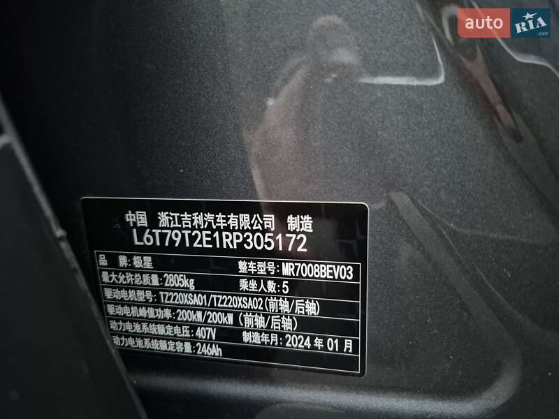 Внедорожник / Кроссовер Polestar 4 2024 в Шевченково фото 28 Внедорожник / Кроссовер Polestar 4 2024 в Шевченково