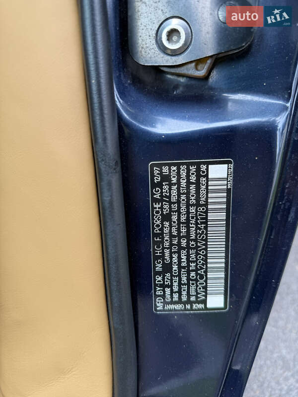 Кабриолет Porsche 911 1997 в Киеве