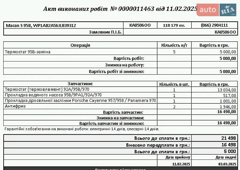 Внедорожник / Кроссовер Porsche Macan 2018 в Киеве документ