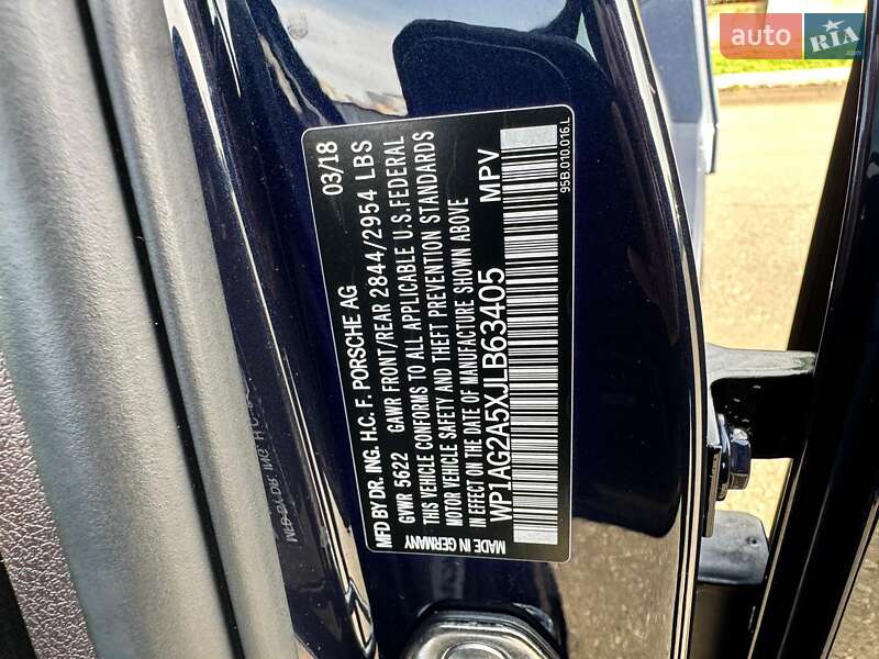 Внедорожник / Кроссовер Porsche Macan 2018 в Одессе фото 9 Внедорожник / Кроссовер Porsche Macan 2018 в Одессе