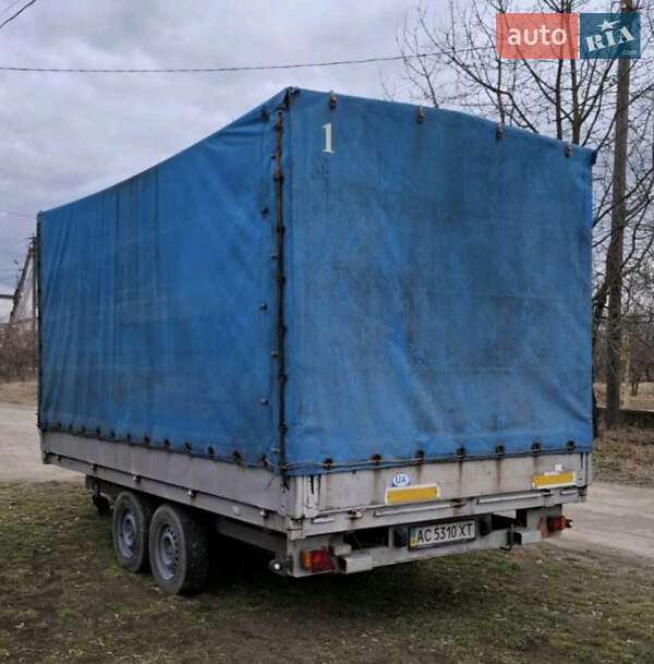 Тентованный борт (штора) - прицеп ПР П 2000 в Литине