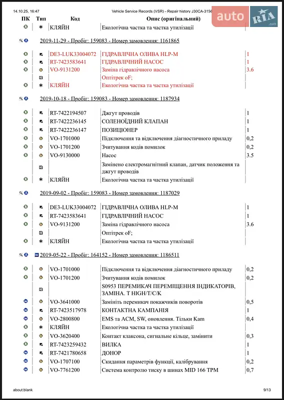 Тягач Renault C-Series 2017 в Дубно документ 12 фото Тягач Renault C-Series 2017 в Дубно документ