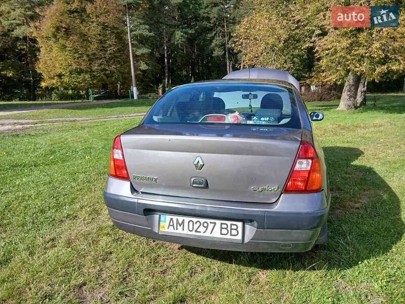 Седан Renault Clio Symbol 2004 в Житомирі фото 12 Седан Renault Clio Symbol 2004 в Житомирі