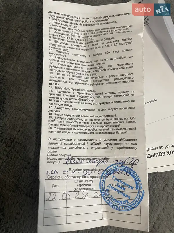 Хэтчбек Renault Clio 2006 в Стрые документ