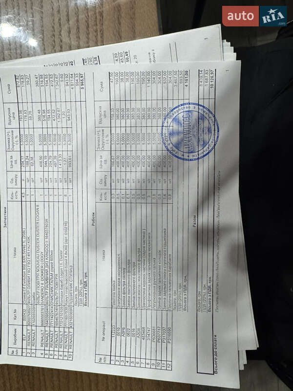 Грузовой фургон Renault Dokker 2014 в Корсуне-Шевченковском