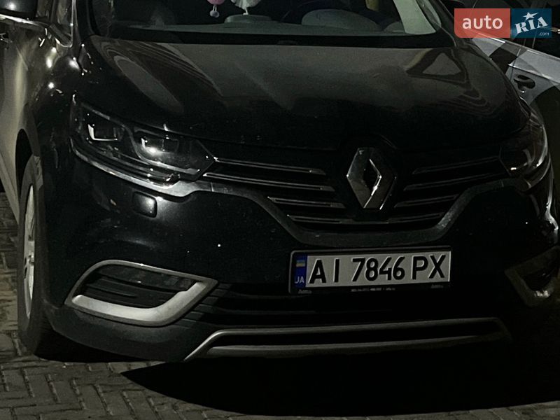 2017 Renault Espace, VIN VF1RFC00258978451:plate — фото 1 (autoria)