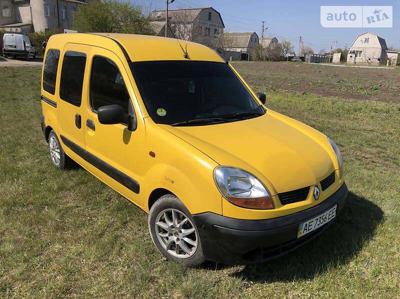 Вантажопасажирський фургон Renault Kangoo 2002 в 
