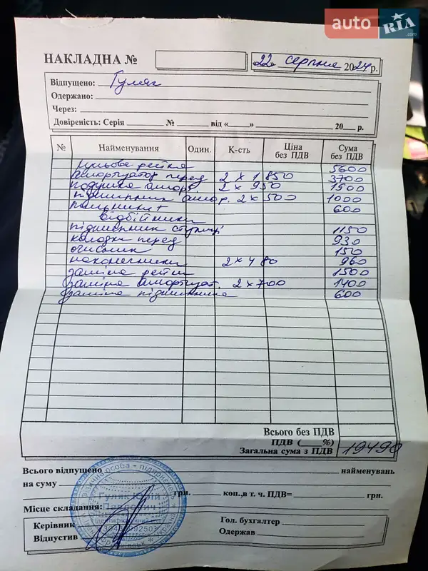 Мінівен Renault Kangoo 2012 в Івано-Франківську документ