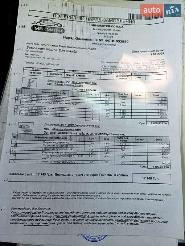 Минивэн Renault Kangoo 2004 в Николаеве фото 19 Минивэн Renault Kangoo 2004 в Николаеве