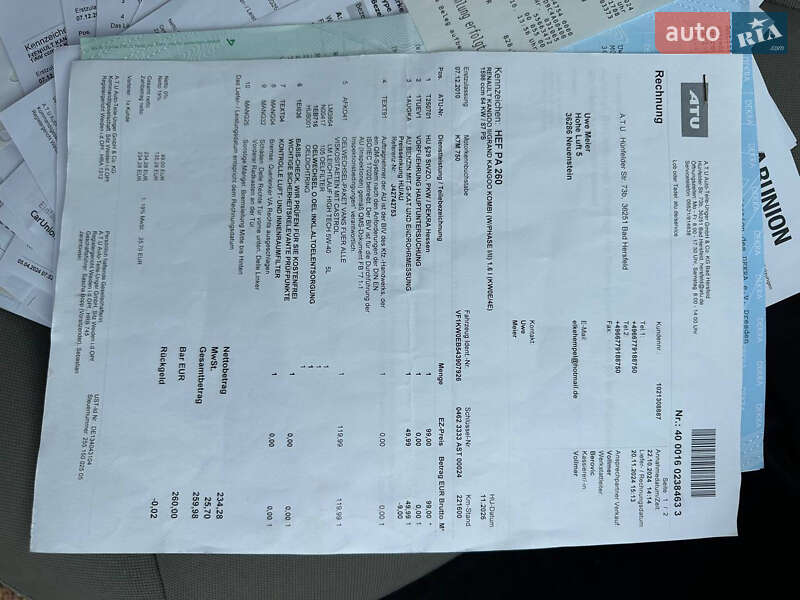 Минивэн Renault Kangoo 2010 в Виннице