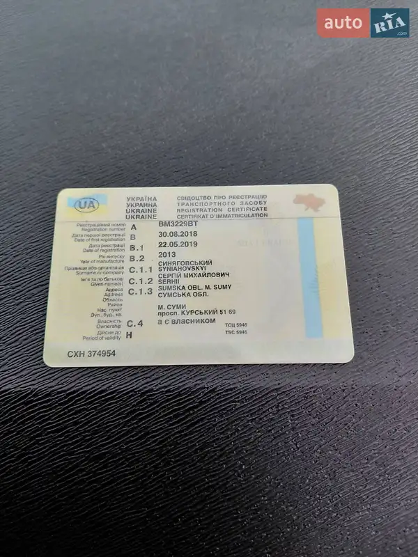 Минивэн Renault Kangoo 2013 в Киеве документ