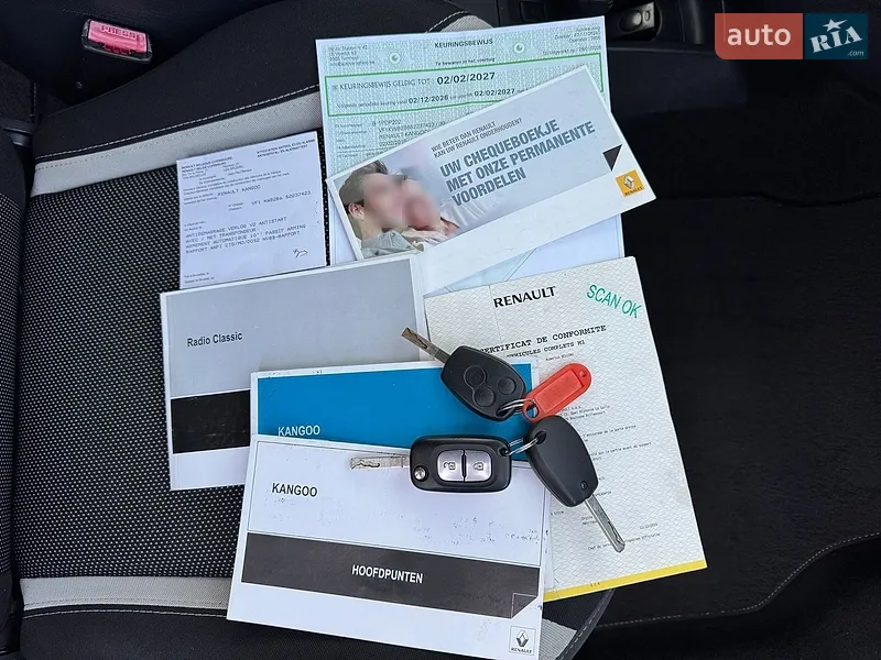 Минивэн Renault Kangoo 2015 в Ковеле документ