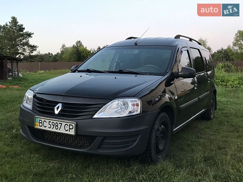 2010 Renault Logan-MCV, VIN VF1KSREKJ42873321:plate — фото 1 (autoria)