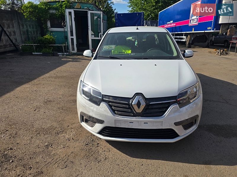 2019 Renault Logan, VIN VF1L5220964330257:plate — фото 1 (autoria)